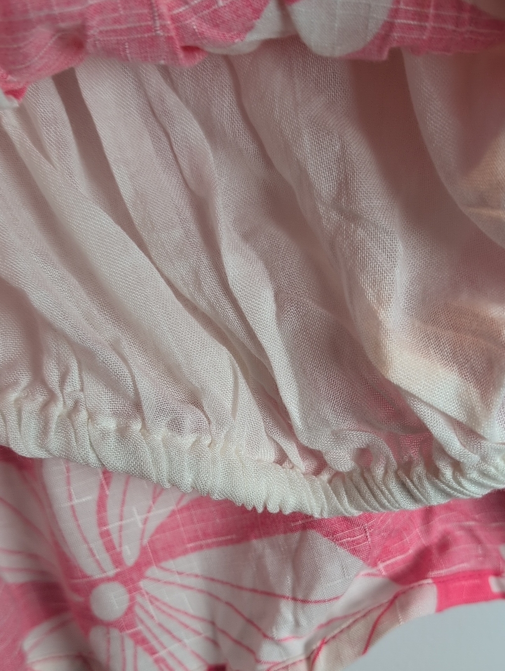 Kiwi and Punch Pink and White Tropical Floral Set Large NWOT - Picture 7 of 11